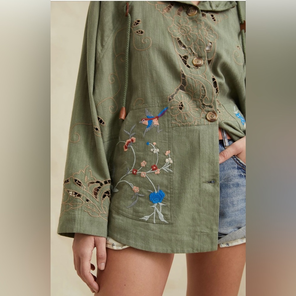 Anthropologie Heirloom Novelty Jacket - Picture 2 of 6